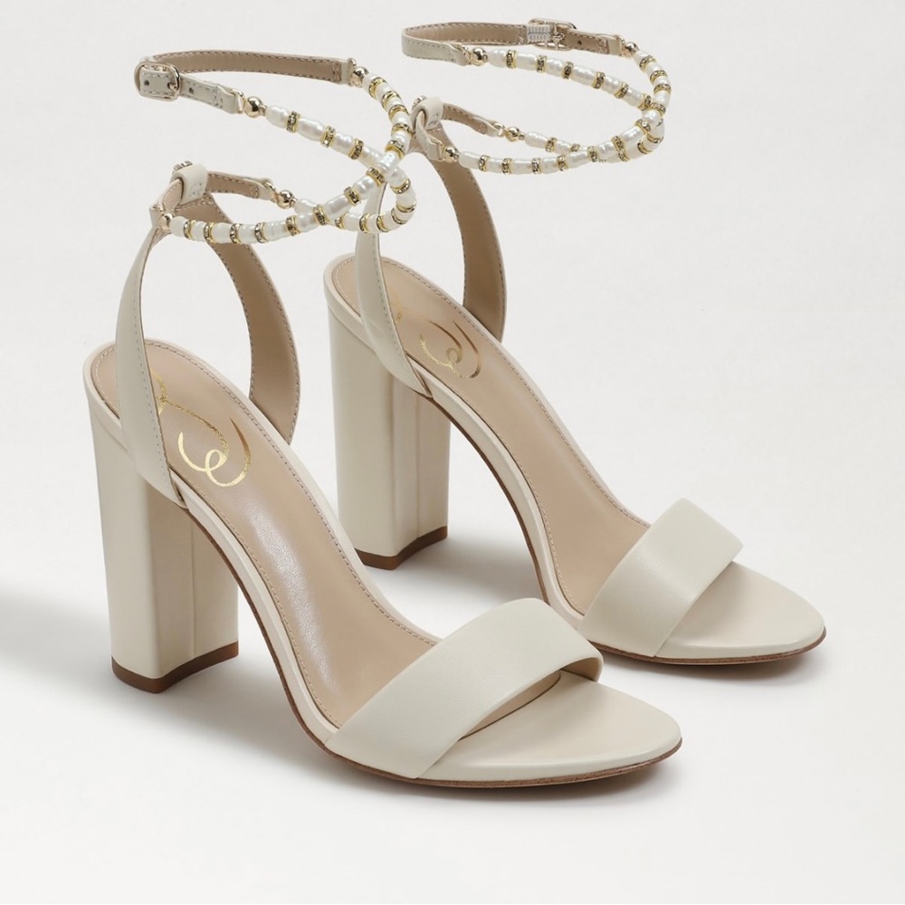 Sam Edelman Yanelli Block Heel Sandal with ankle straps